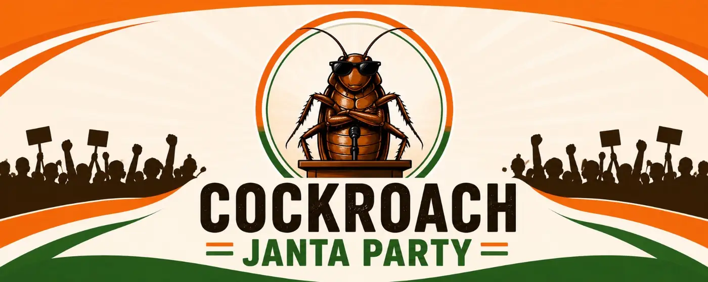 Cockroach Janta Party Banner